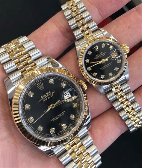 his and her rolex watches